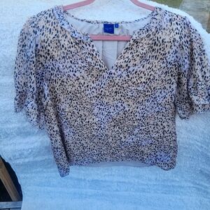 Animal Print Blouse